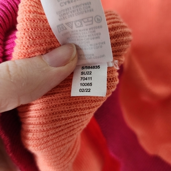 LOFT Color Block Sweater Vest M - Picture 4 of 6